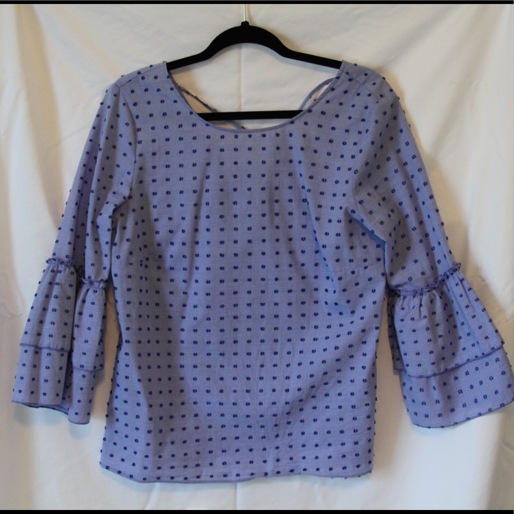 ‼️ CUTE RUFFLED BELL SLEEVE BLOUSE‼️